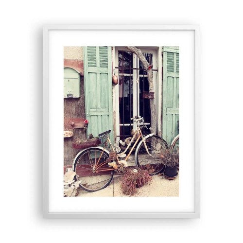 Poster in einem weißen Rahmen - Es lebe die Provinz - 40x50 cm