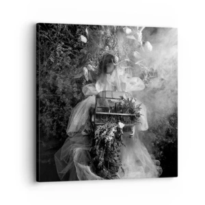 Bild auf Leinwand - Leinwandbild - Mutter selbst - Natur - 30x30 cm