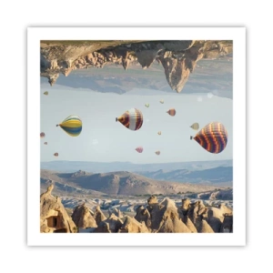 Poster - Hier ist alles möglich - 60x60 cm