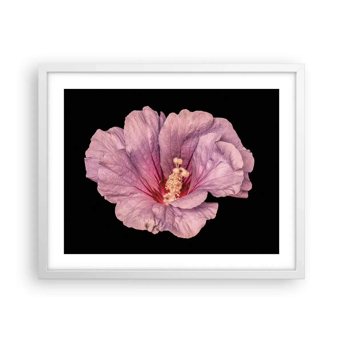 Poster in einem weißen Rahmen - Direkt ins Herz - 50x40 cm