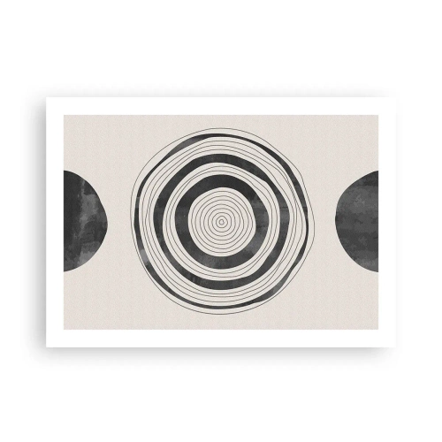 Poster - Wichtig ist, was dazwischen liegt - 70x50 cm