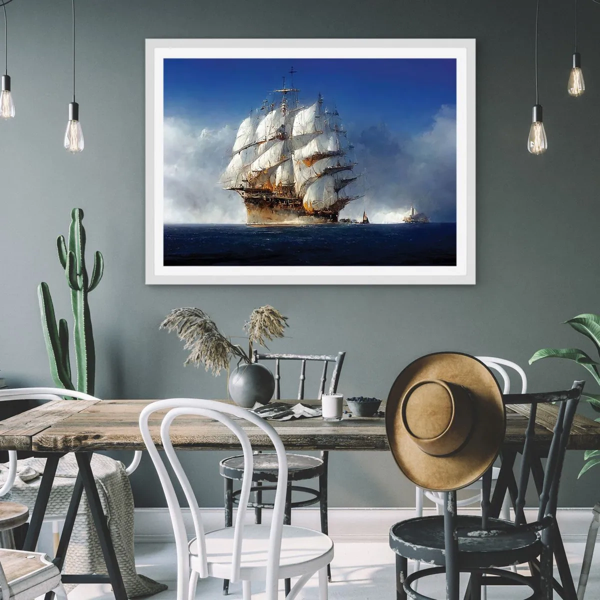 Poster in einem weißen Rahmen - Der große Ruhm! - 70x50 cm