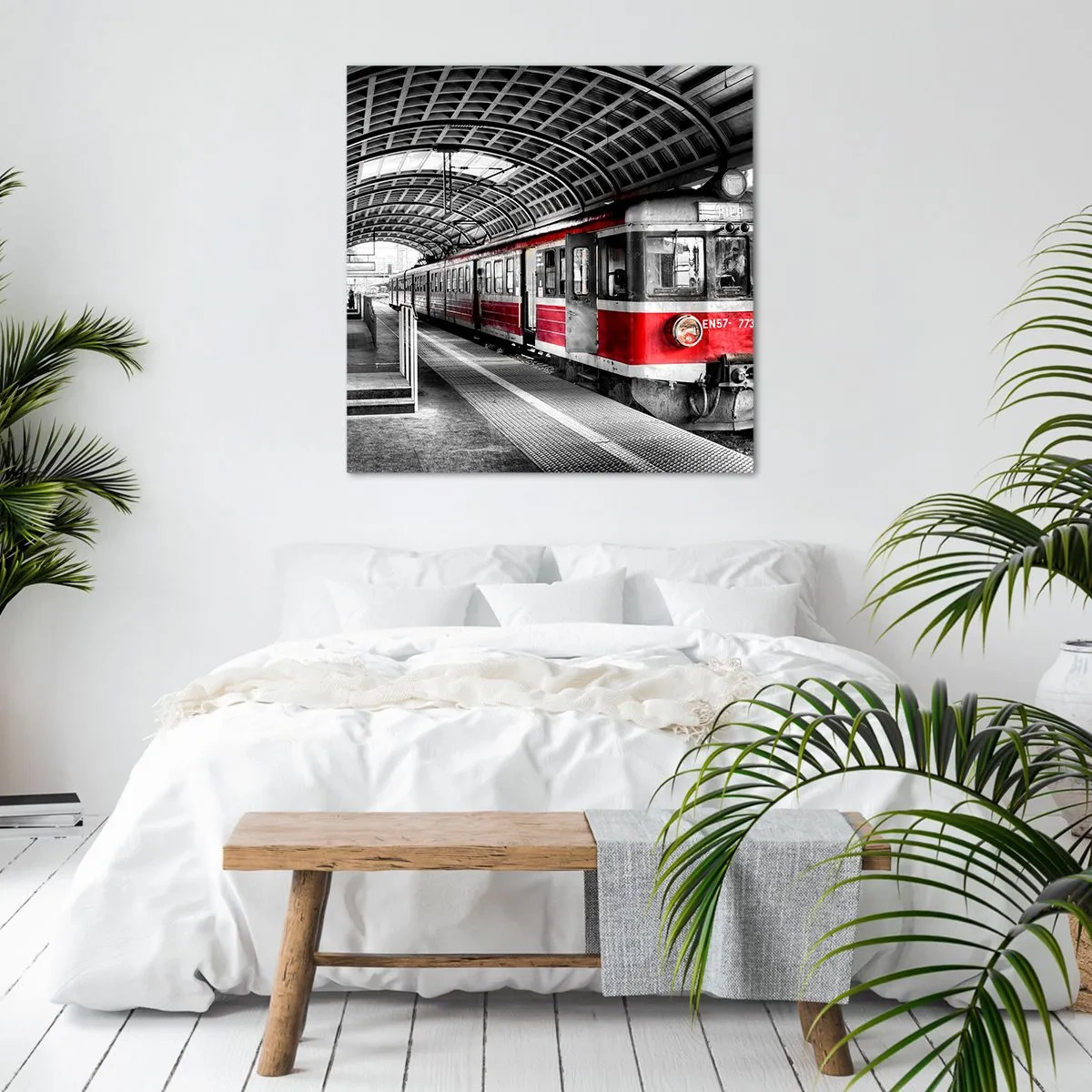 Bild auf Leinwand - Leinwandbild - Vielleicht ist es eine Reise Ihres Lebens? - 50x50 cm