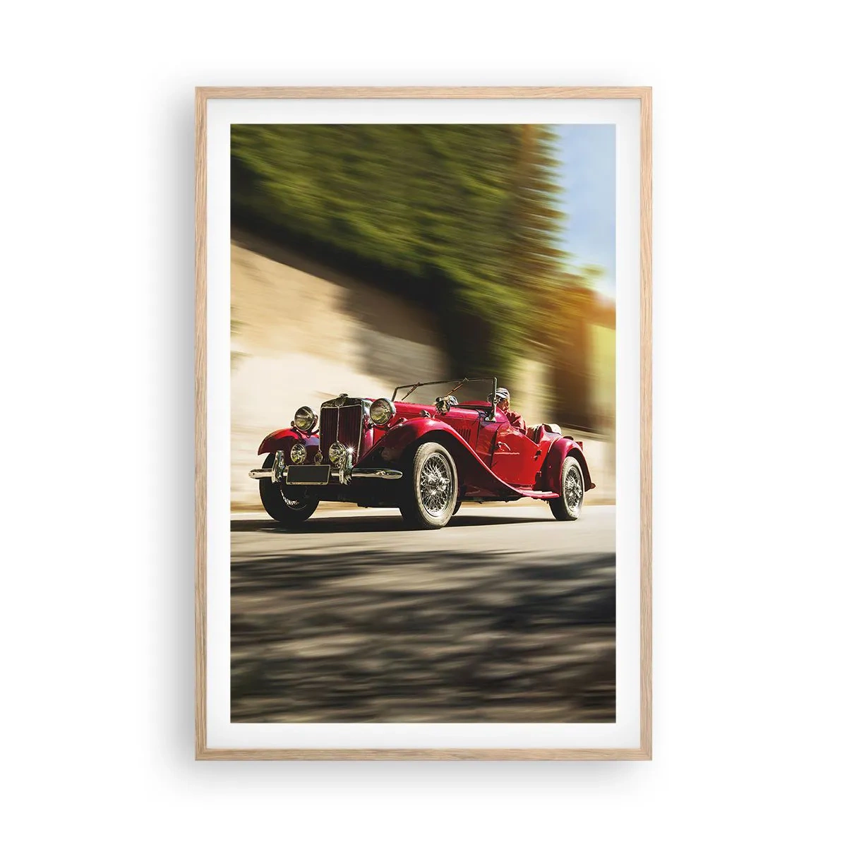 Poster in einem Rahmen aus heller Eiche - Schöner als Nike von Samothrake - 61x91 cm