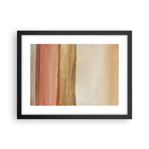Poster in einem schwarzem Rahmen - Vertikale Komposition - 40x30 cm