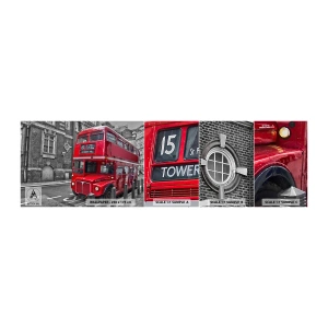 Fototapeten Muster Selbstklebend Deluxe Sticker - Immer gleich - Stadt, London, Die Architektur - 100x30 cm