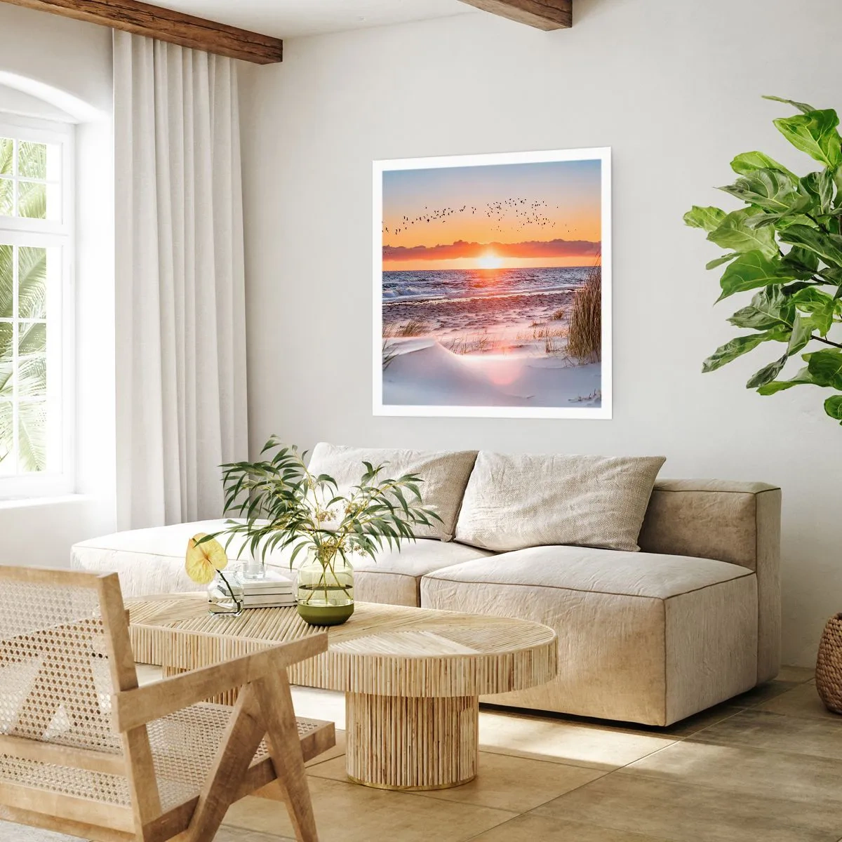 Poster - Horizontale Landschaft - 40x40 cm