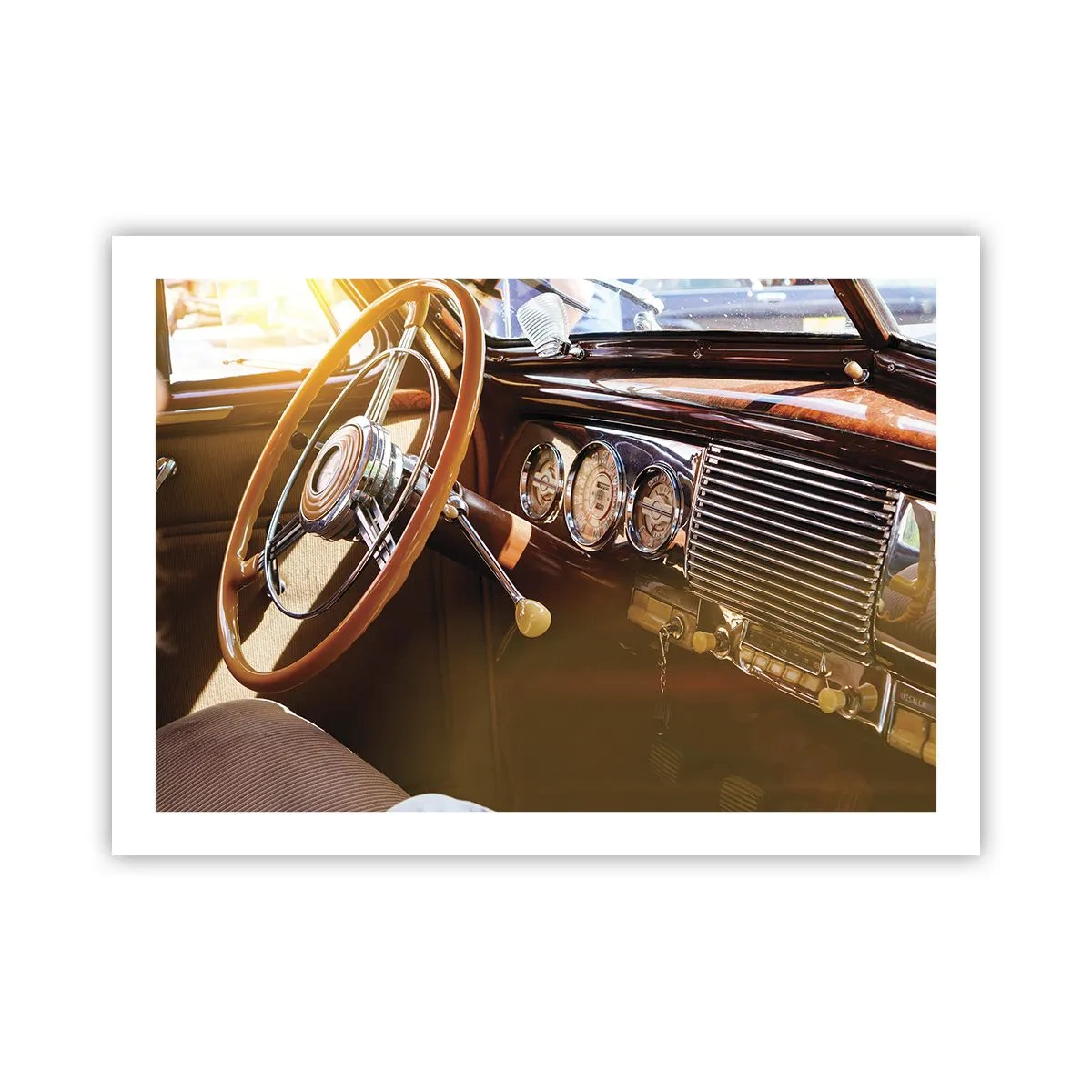 Poster - Ein Hauch von Luxus aus der Vergangenheit - 70x50 cm