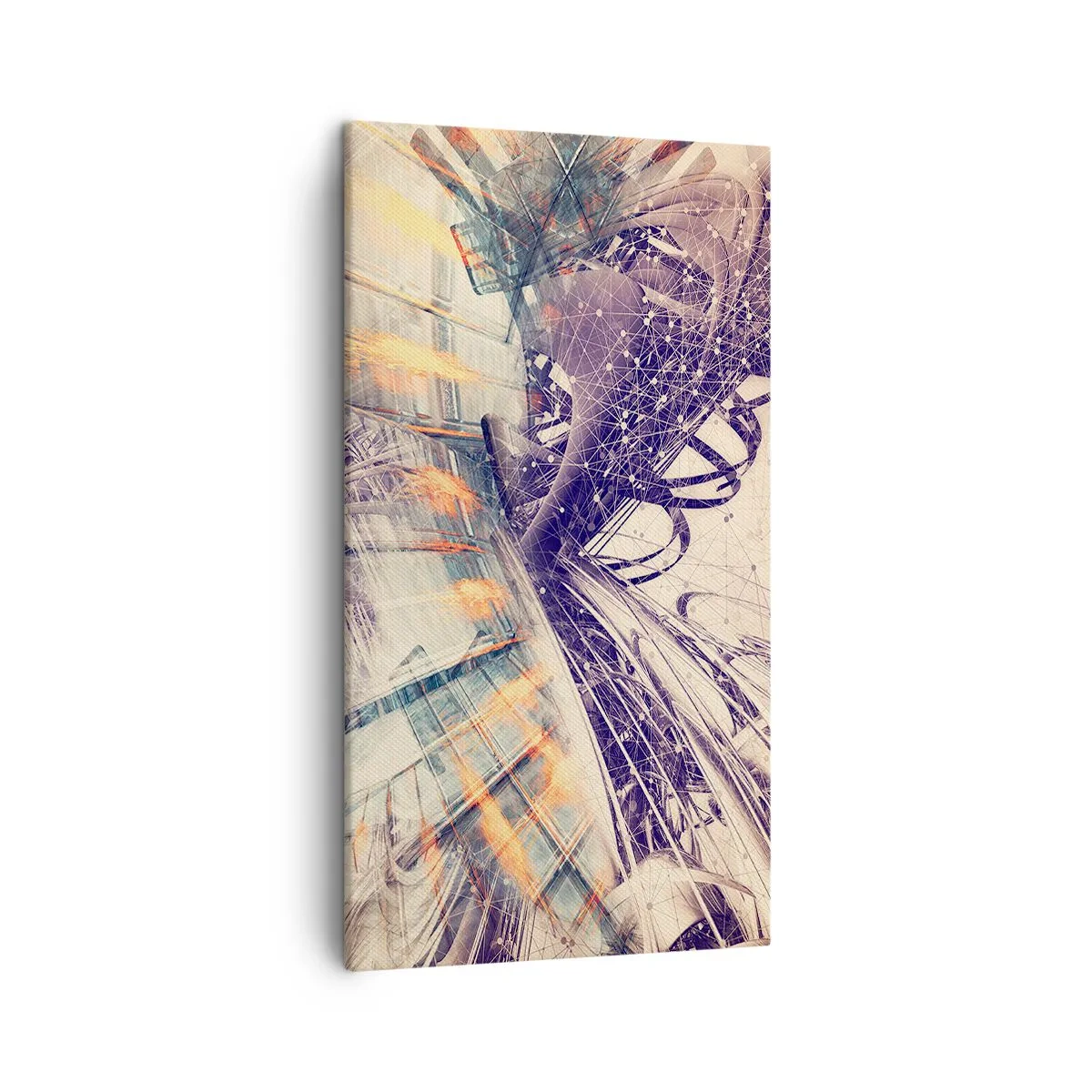 Bild auf Leinwand - Leinwandbild - In großer Eile - 45x80 cm