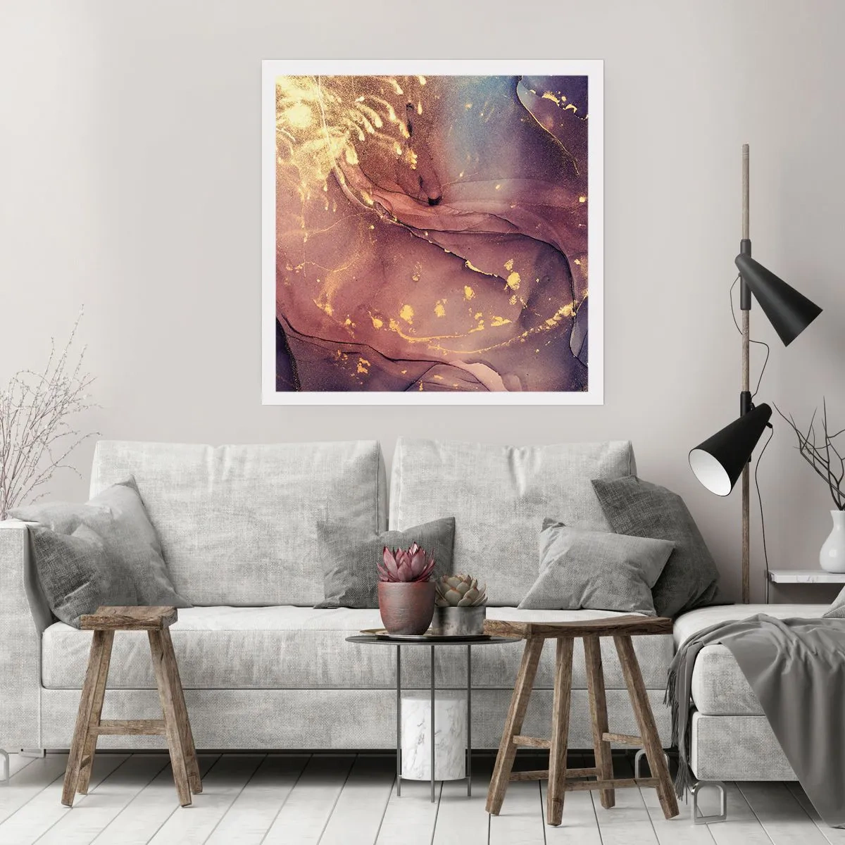 Poster - Materie und Geist - 40x40 cm