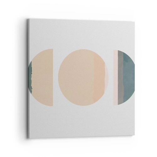 Bild auf Leinwand - Leinwandbild - Ein Rad hinter dem anderen… - 70x70 cm