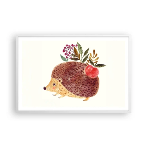 Poster in einem weißen Rahmen - Und dann magst du mich schon - 91x61 cm