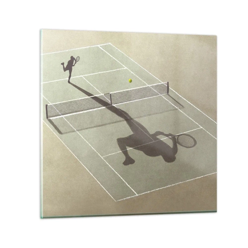 Glasbild - Bild auf glas - Überwinde dich selbst - 70x70 cm