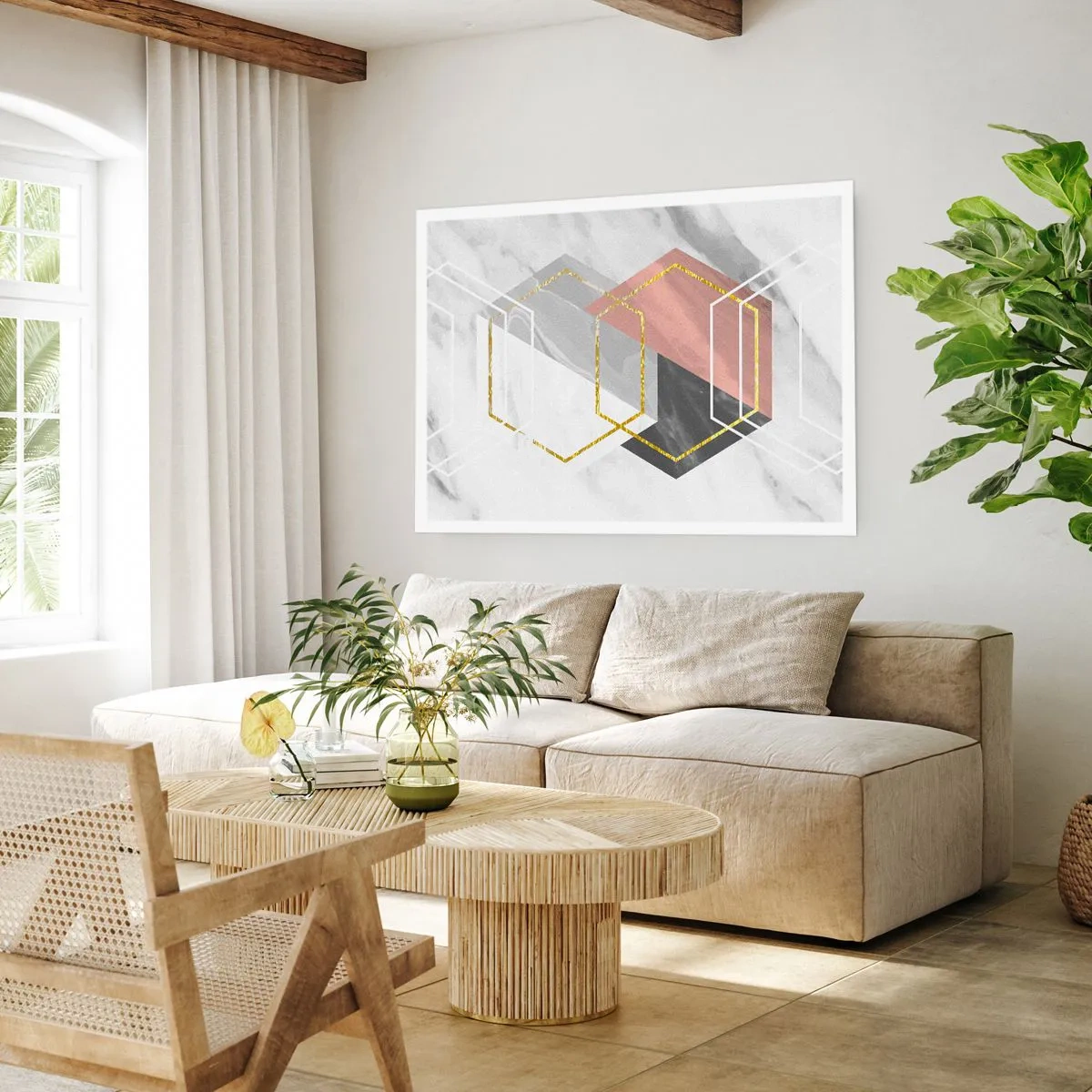 Poster - Kettenkomposition - 50x40 cm