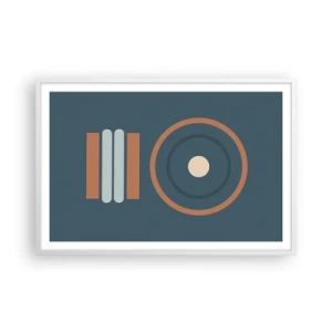 Poster in einem weißen Rahmen - Das Wesen der Dinge - 91x61 cm