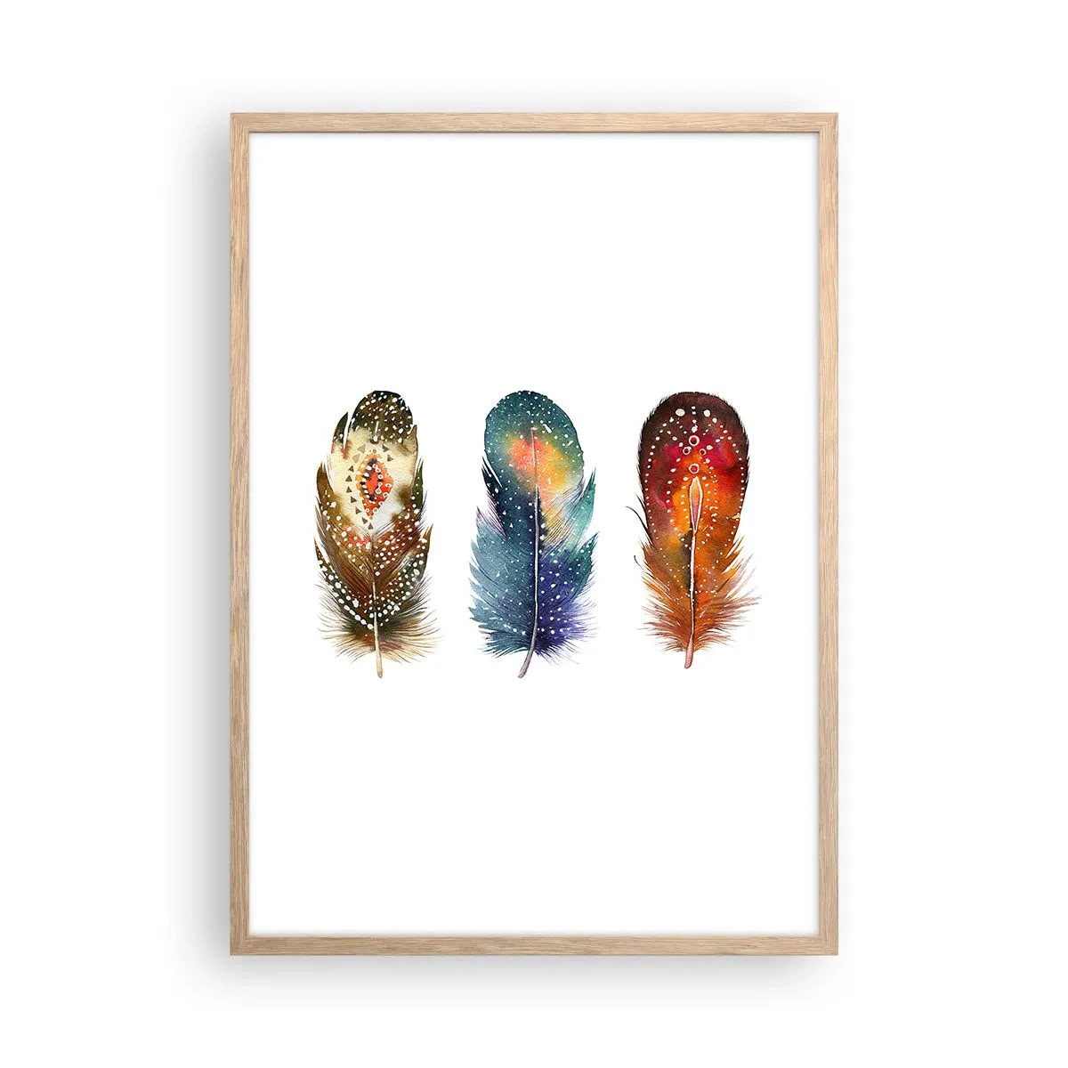 Poster in einem Rahmen aus heller Eiche - Rituale, Zeremonien, Geheimnisse - 50x70 cm