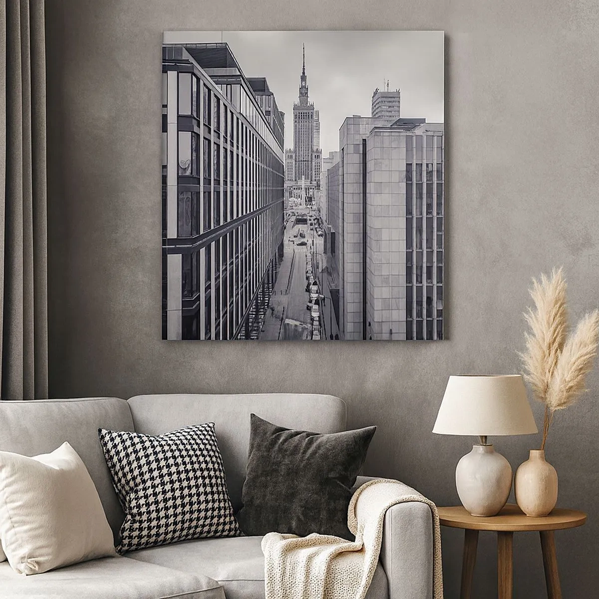 Bild auf Leinwand - Leinwandbild - Warschauer Tal - 30x30 cm