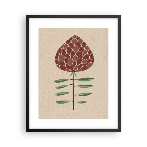 Poster in einem schwarzem Rahmen - Was für ein großs Tier - 40x50 cm