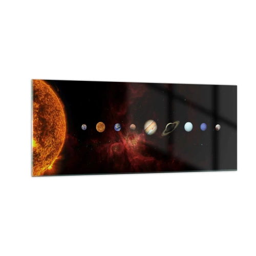 Glasbild - Bild auf glas - Unsere Nachbarschaft - 100x40 cm