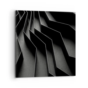 Bild auf Leinwand - Leinwandbild - Räumliche Ordnung - 70x70 cm