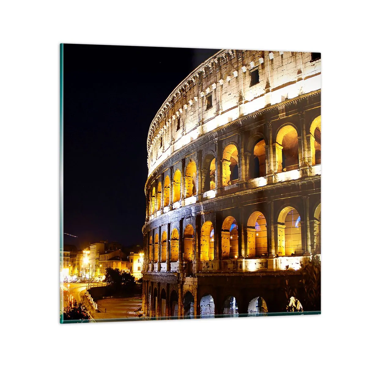 Glasbild - Bild auf glas - Es ist Zeit, die Spiele zu beginnen - 60x60 cm