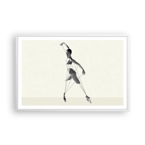 Poster in einem weißen Rahmen - Im Theater der Welt - 91x61 cm