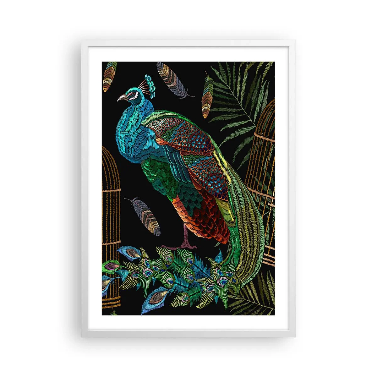 Poster in einem weißen Rahmen - In königlichen Gewändern - 50x70 cm