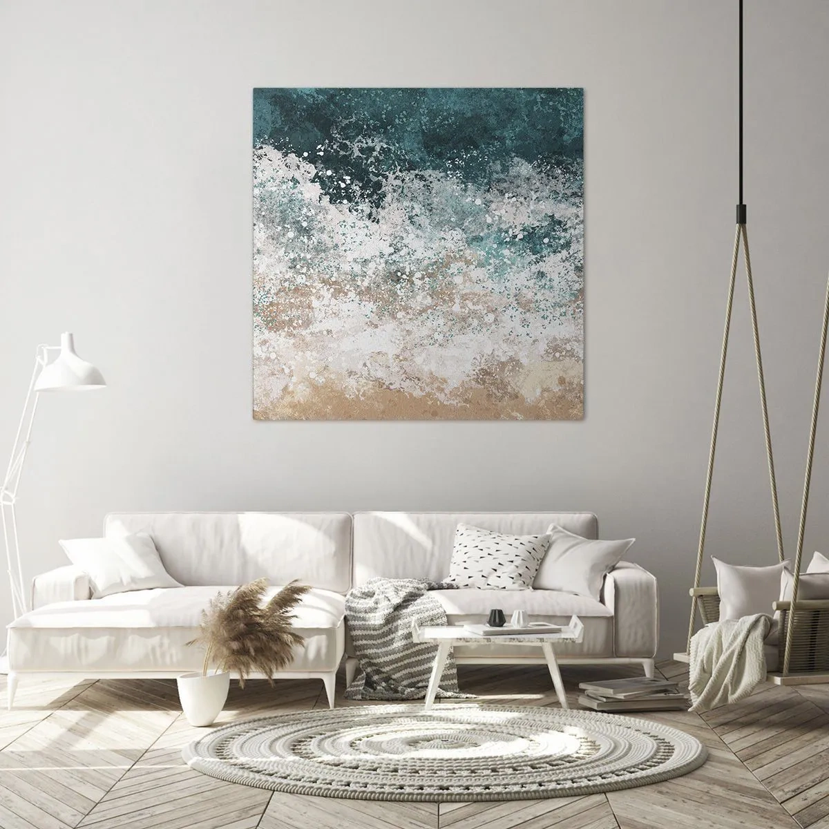 Bild auf Leinwand - Leinwandbild - Meeresgeschichten - 50x50 cm