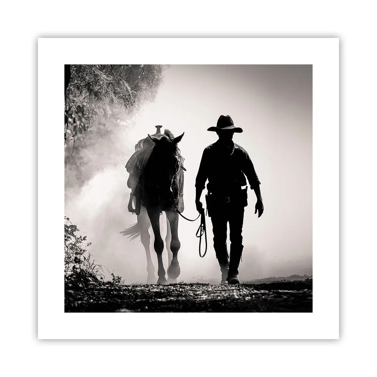 Poster - Texas-Morgen - 40x40 cm