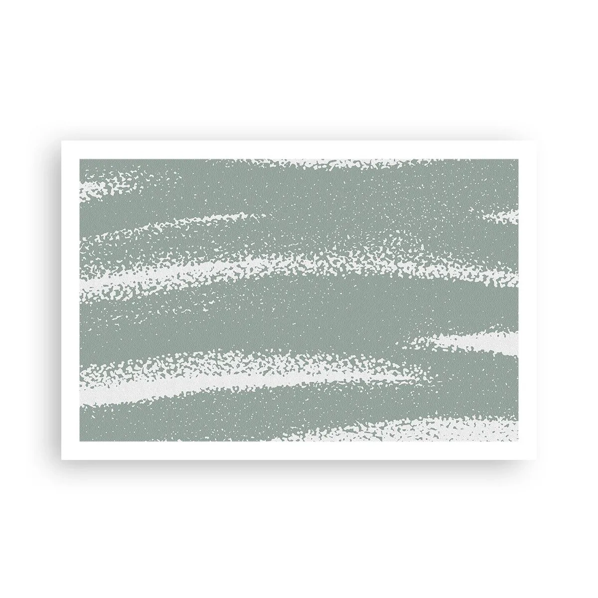 Poster - Abstraktion im Winterklima - 91x61 cm
