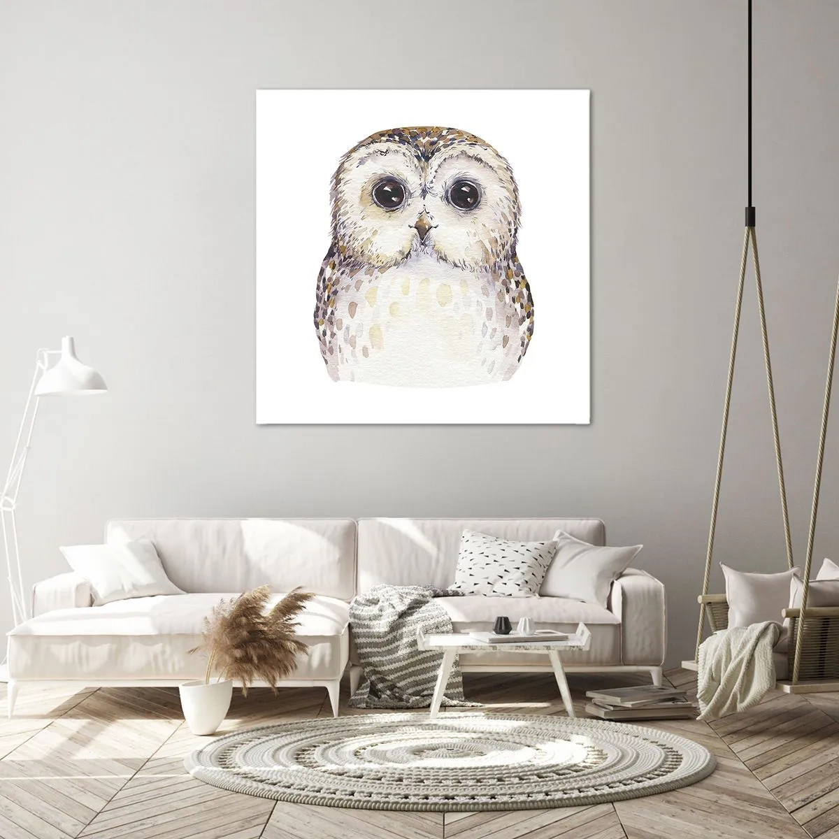 Bild auf Leinwand - Leinwandbild - Schau mir in die Augen - 70x70 cm