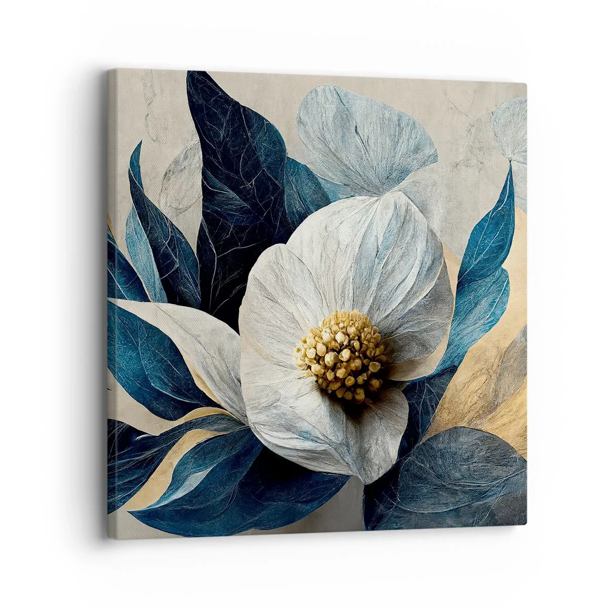 Bild auf Leinwand - Leinwandbild - Er hat ein Herz aus Gold - 30x30 cm