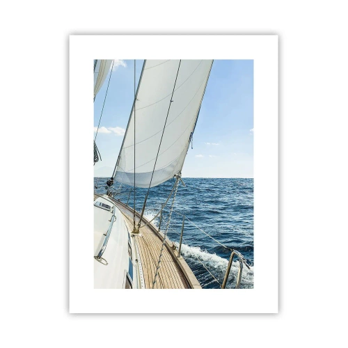 Poster - Ahoi, Abenteuer - 30x40 cm