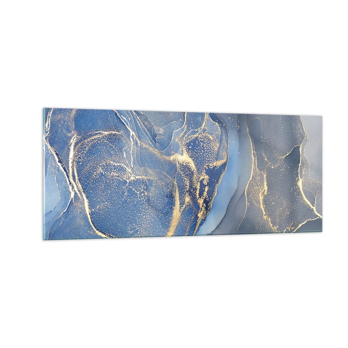 Glasbild - Bild auf glas - Goldstaub - 100x40 cm