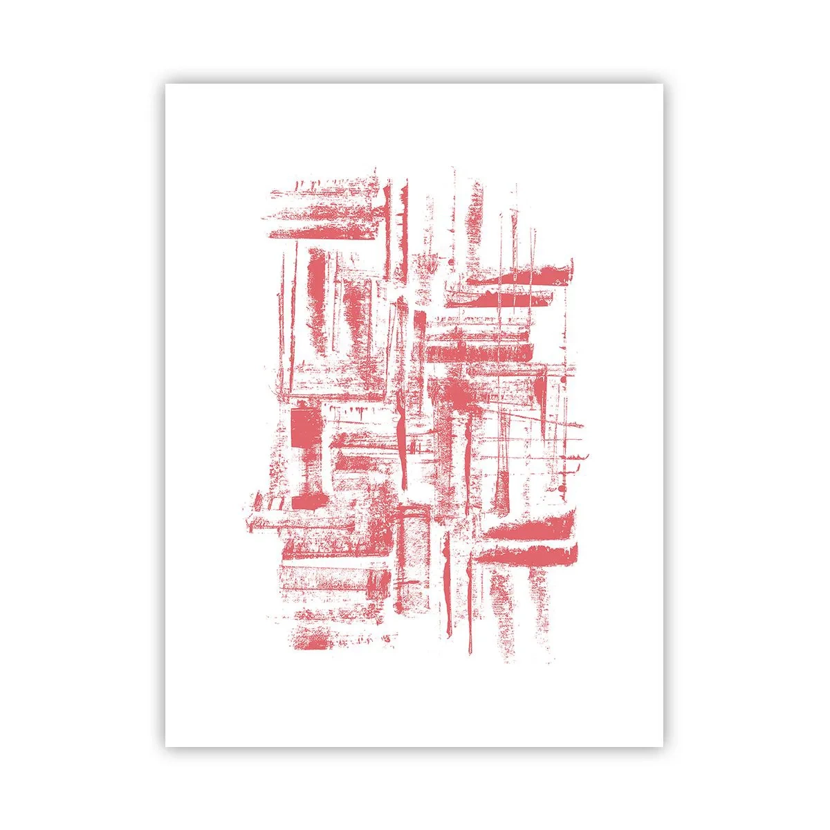Poster - Die rote Stadt - 30x40 cm