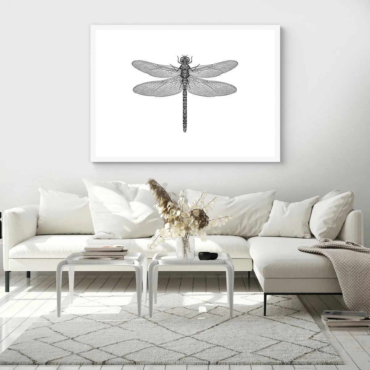 Poster in einem weißen Rahmen - Präzision der Natur - 70x50 cm