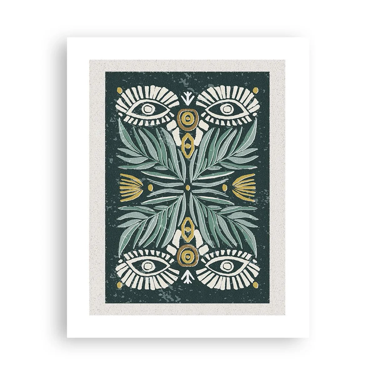 Poster - Wie ein Volksausschnitt - 40x50 cm