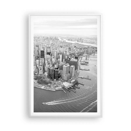 Poster in einem weißen Rahmen - Und wie kann es man nicht lieben? - 70x100 cm