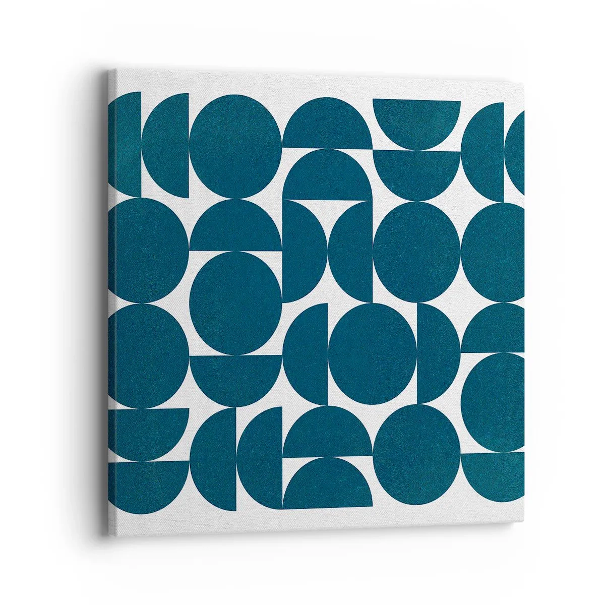 Bild auf Leinwand - Leinwandbild - Kreise und Halbkreise - 40x40 cm
