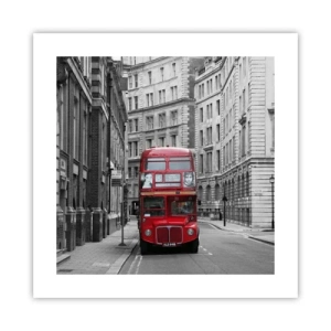 Poster - Der Alltag muss nicht grau sein - 40x40 cm