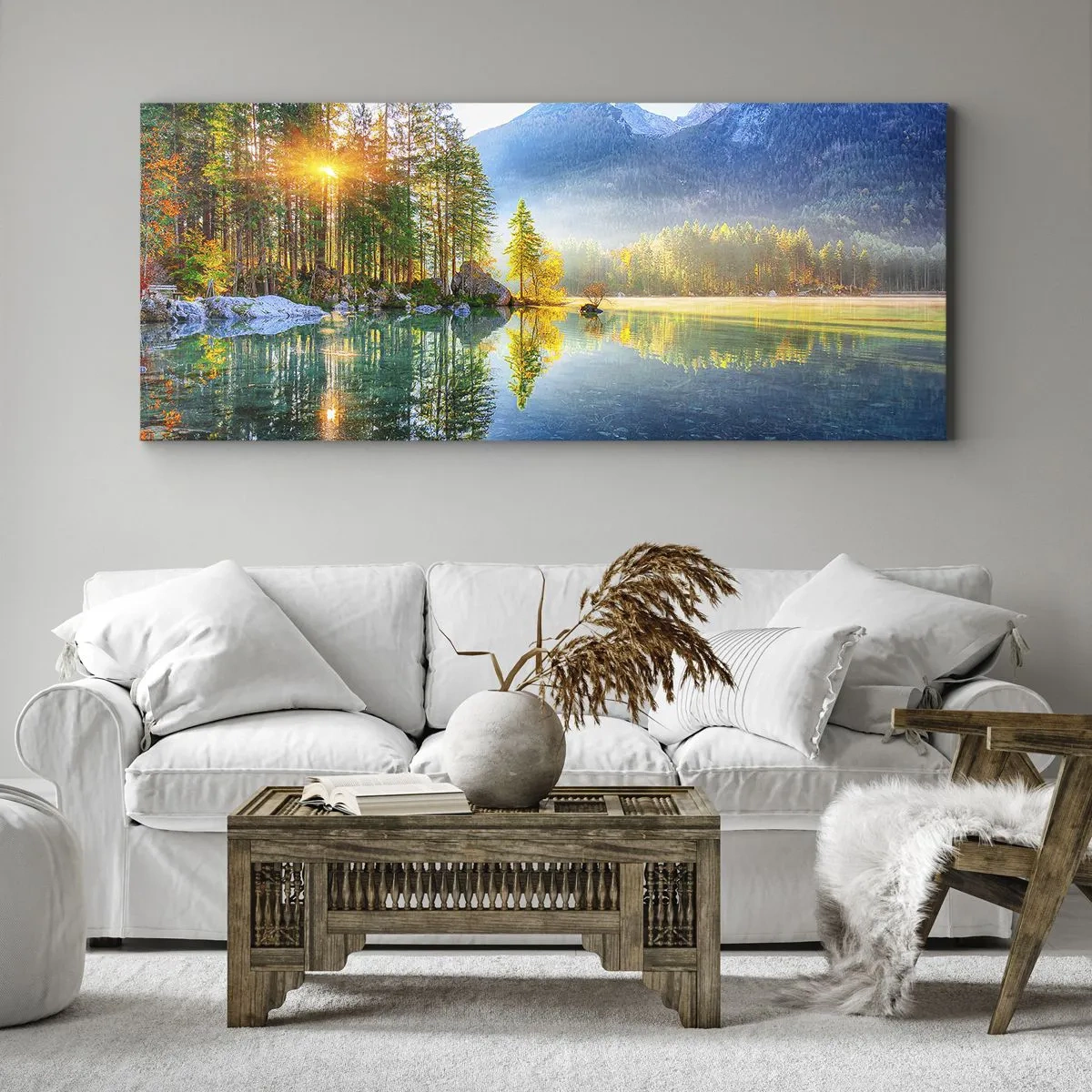 Bild auf Leinwand - Leinwandbild - Majestät und Süße - 90x30 cm