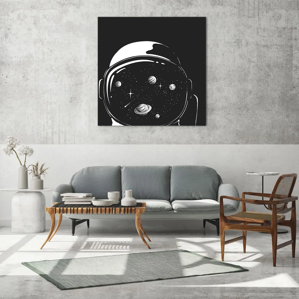 Glasbild - Bild auf glas - Schöne Aussicht - 60x60 cm