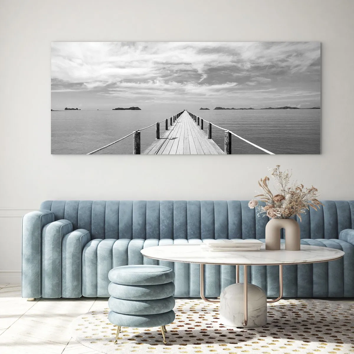 Glasbild - Bild auf glas - Oder vielleicht eine Reise ... - 100x40 cm