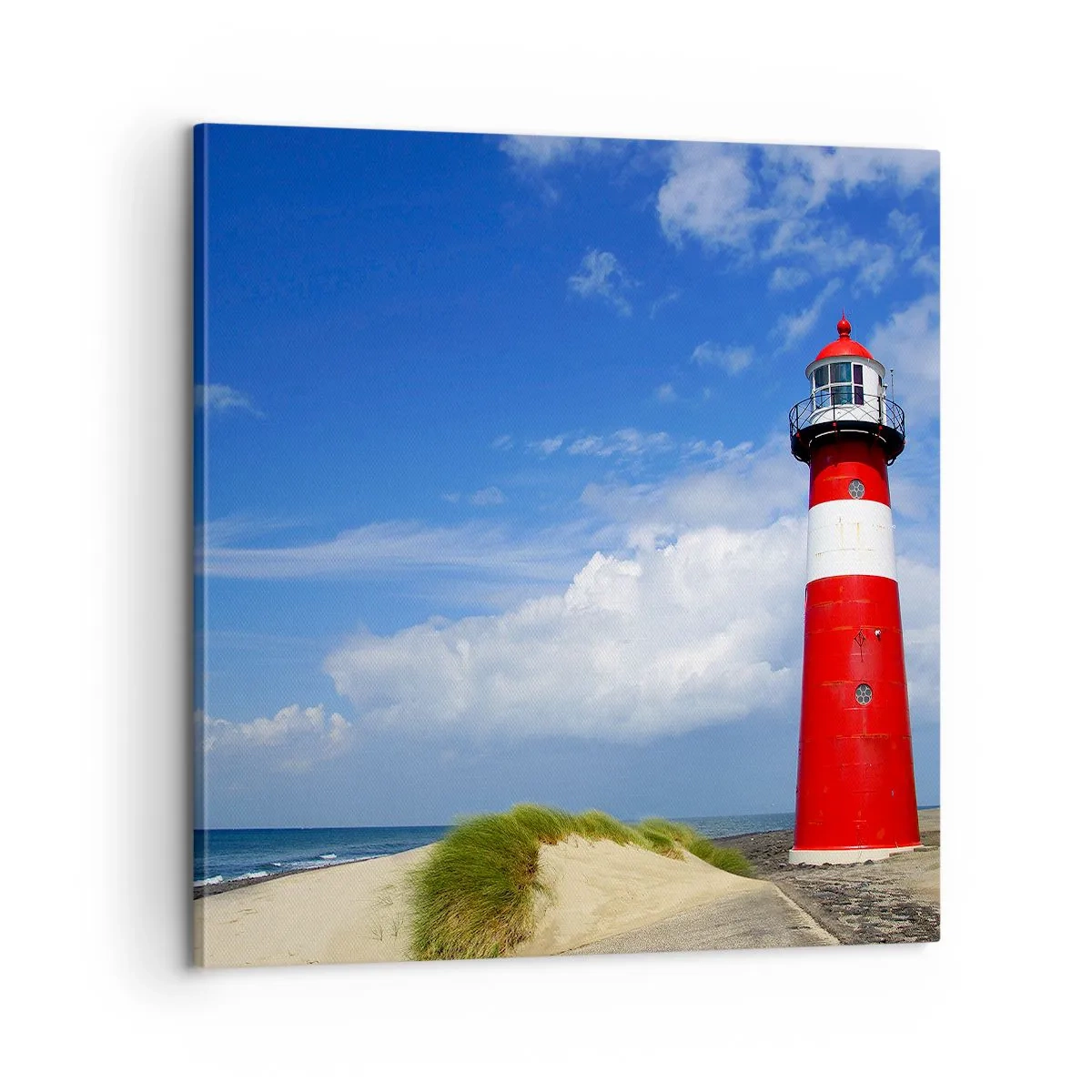 Bild auf Leinwand - Leinwandbild - Traum Einsamkeit - 60x60 cm