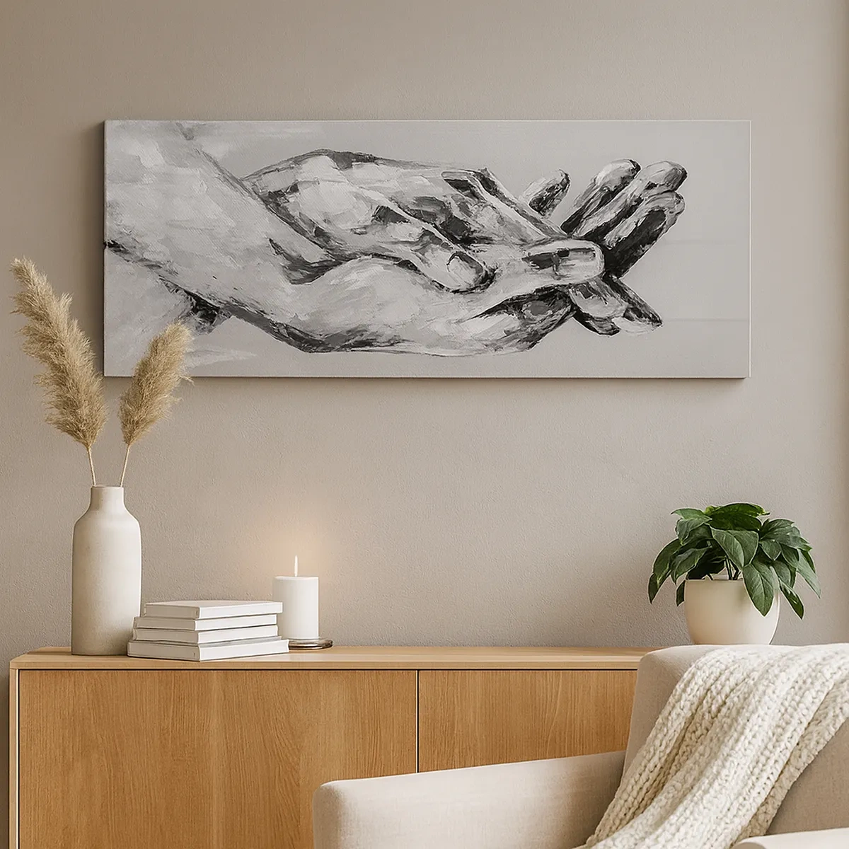 Bild auf Leinwand - Leinwandbild - Anfang… - 30x30 cm