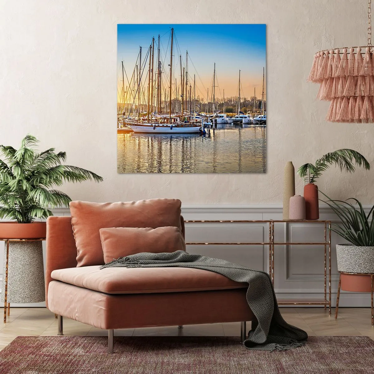 Bild auf Leinwand - Leinwandbild - Der Wind muss auch schlafen - 60x60 cm