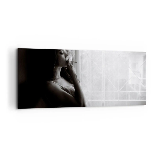Bild auf Leinwand - Leinwandbild - Sinnlicher Moment - 100x40 cm