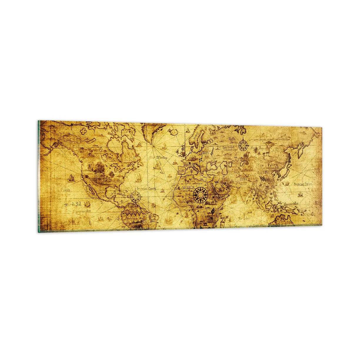 Glasbild - Bild auf glas - Diese Welt ist seltsam - 90x30 cm