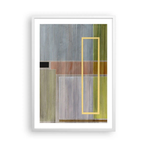 Poster in einem weißen Rahmen - Einfach und ruhig - 50x70 cm