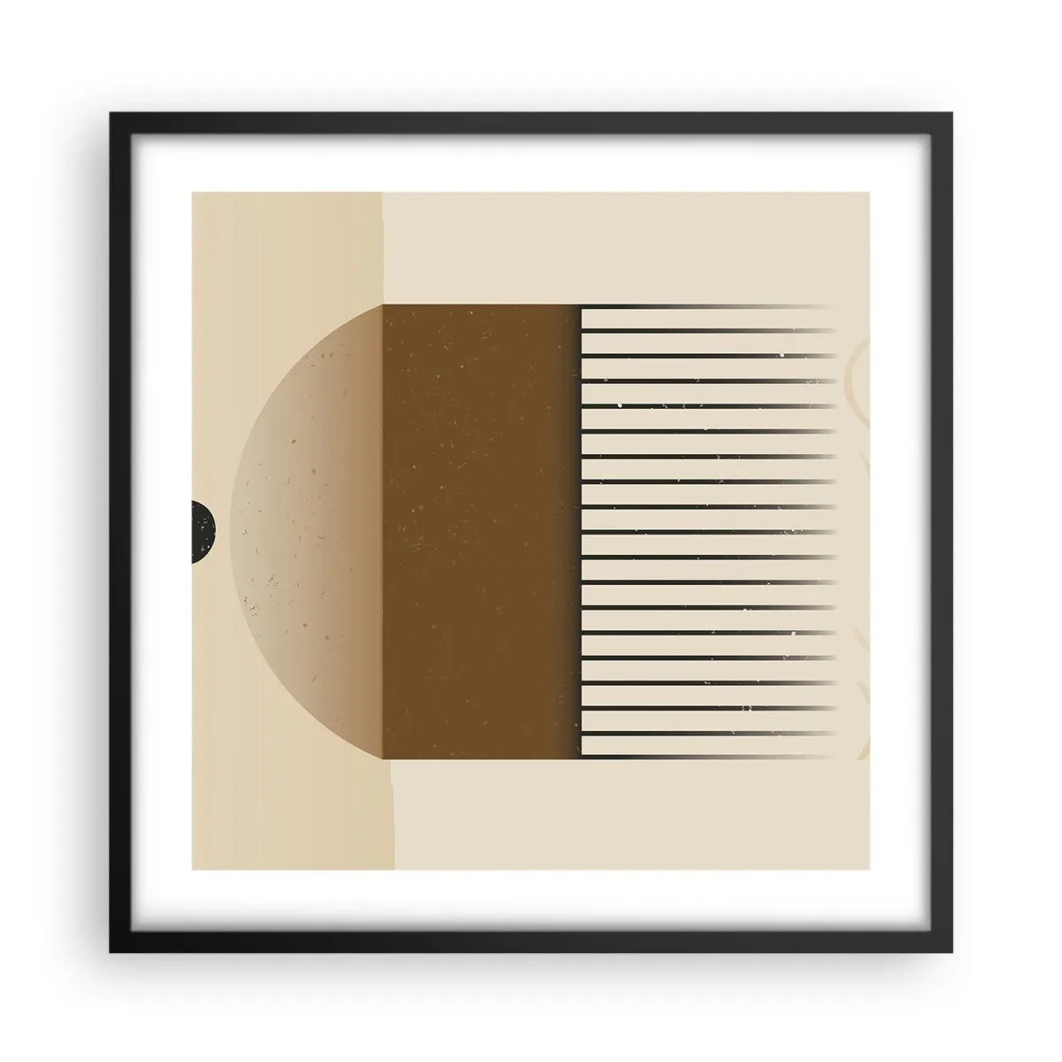 Poster in einem schwarzem Rahmen - Verschiedene Staaten - 50x50 cm